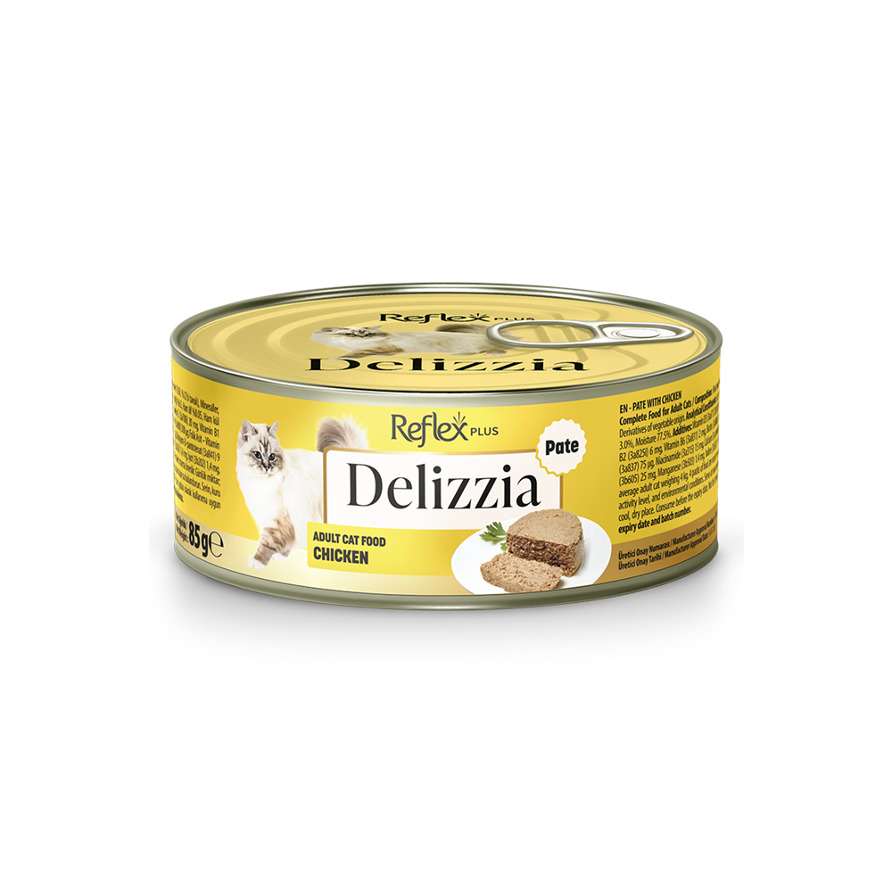 Reflex Plus Delızzıa Kıyılmış Tavuklu Yetişkin Kedi Maması 85 G