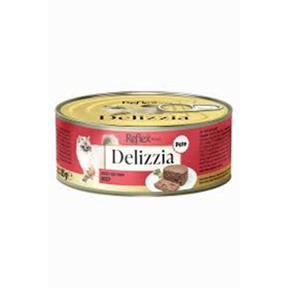 Reflex Plus Delızzıa Kıyılmış Dana Etli Yetişkin Kedi Maması 85 G