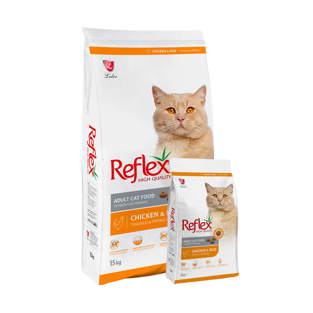 Reflex Tavuklu Yetişkin Kedi Maması 15 Kg