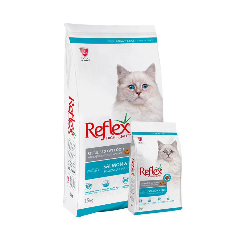 REFLEX SOMONLU KISIRLAŞTIRILMIŞ YETİŞKİN KEDİ MAMASI 10 KG