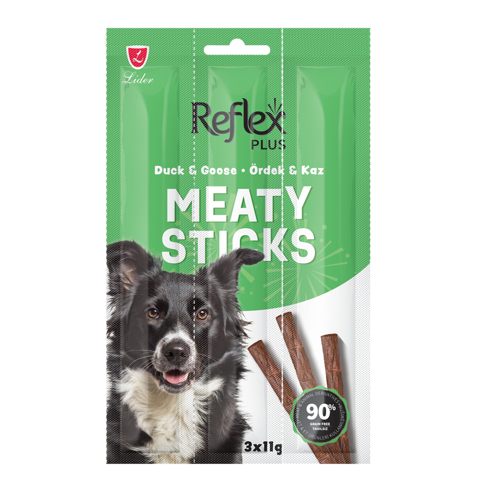 Reflex Plus Ördek Ve Kaz Etli Çubuk Köpek Ödül Maması 33 G