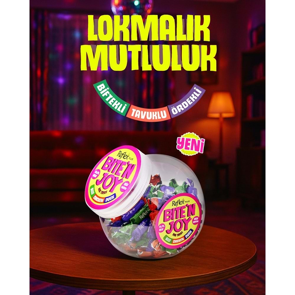 Reflex Plus Dana Etli, Tavuklu Ve Ördek Etli Köpek Ödül Maması 250 G