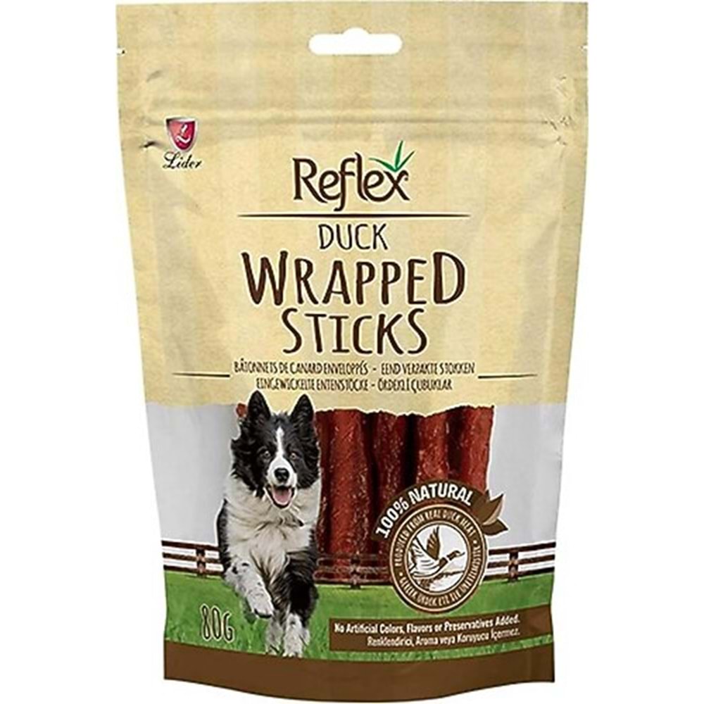 Reflex Plus Ördek Sarılı Çubuklar Köpek Ödül Maması 80 G
