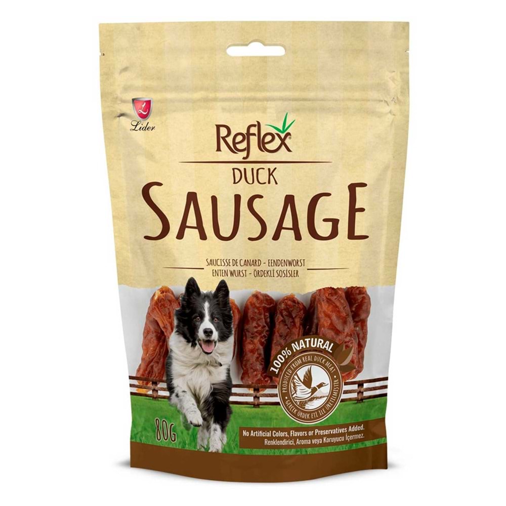 Reflex Plus Ördek Sosisleri Köpek Ödül Maması 80 G
