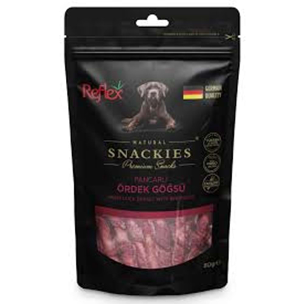 Reflex Plus Pancarlı Ördek Göğsü Köpek Ödül Maması 80 G