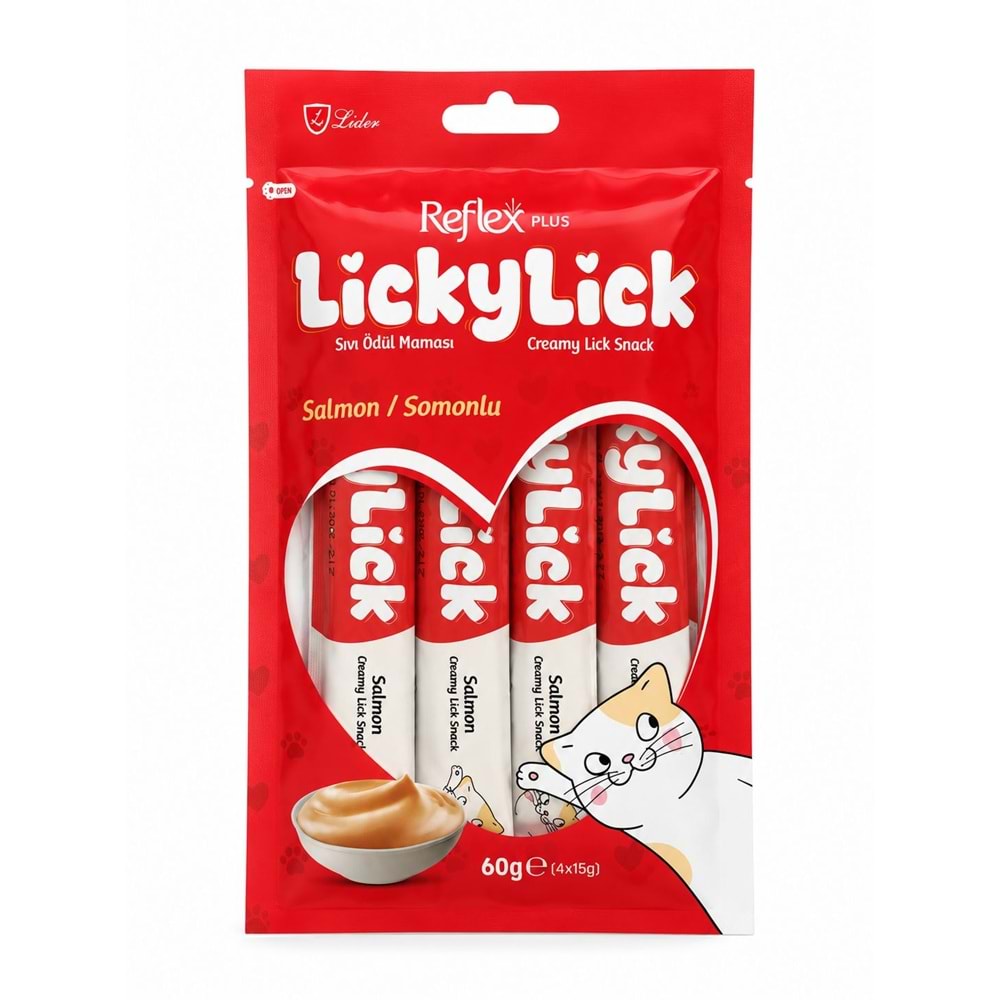 REFLEX PLUS LICKYLICK SOMONLU SIVI ÖDÜL MAMASI 4lü