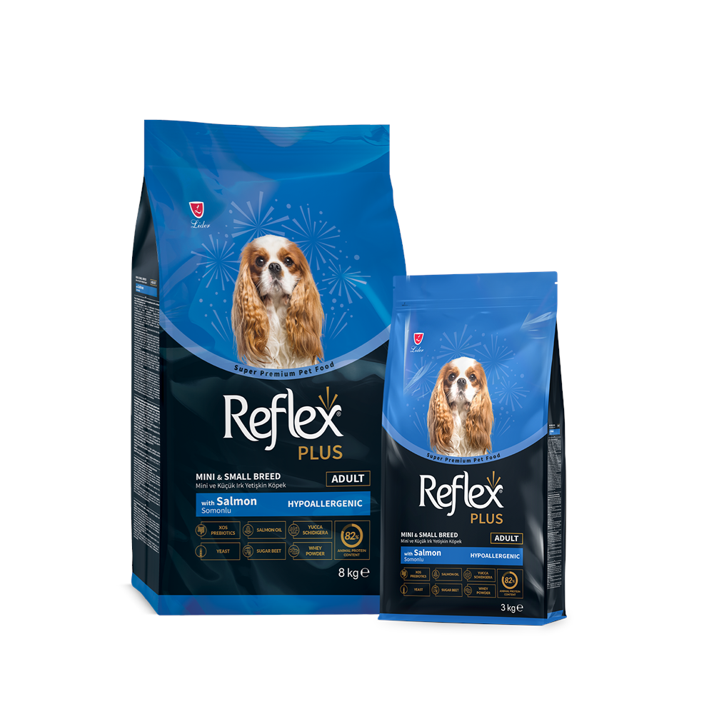 Reflex Plus Somonlu Mini Ve Küçük Irk Yetişkin Köpek Maması 3 Kg