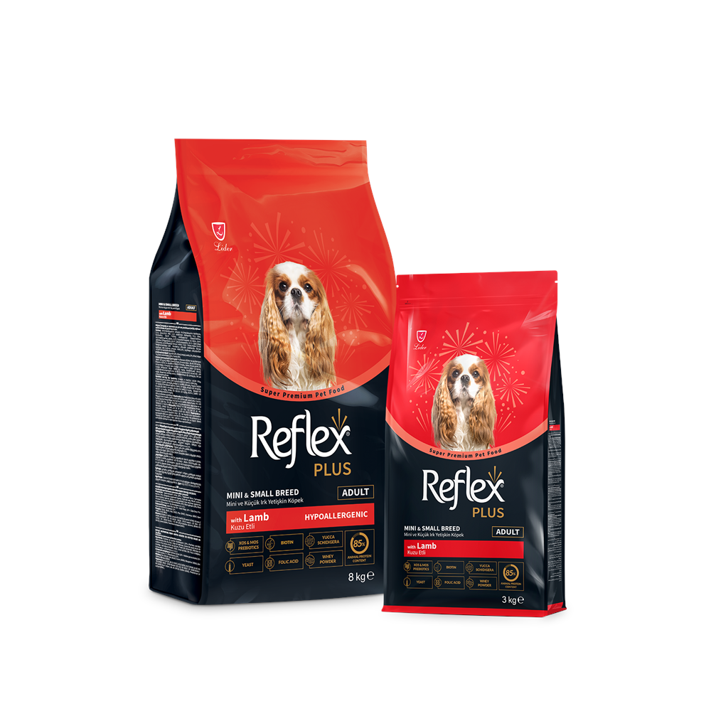 Reflex Plus Kuzu Etli Mini Ve Küçük Irk Yetişkin Köpek Maması 3 Kg