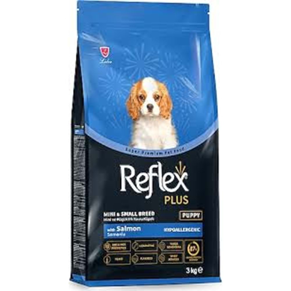 Reflex Plus Somonlu Mini Ve Küçük Irk Yavru Köpek Maması 3 Kg