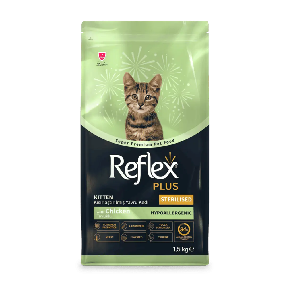 Reflex Plus Tavuklu Kısırlaştırılmış Yavru Kedi Maması 1,5 Kg