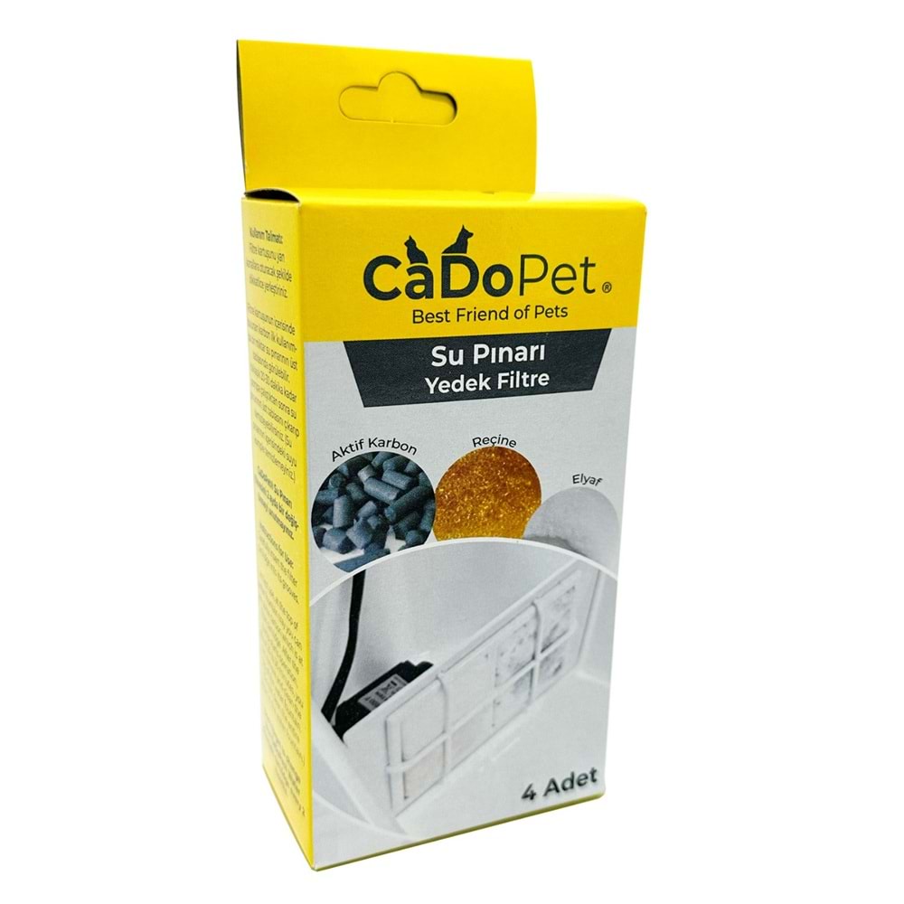 CADOPET SU PINARI - YEDEK FİLTRE 4LÜ (2 LT)