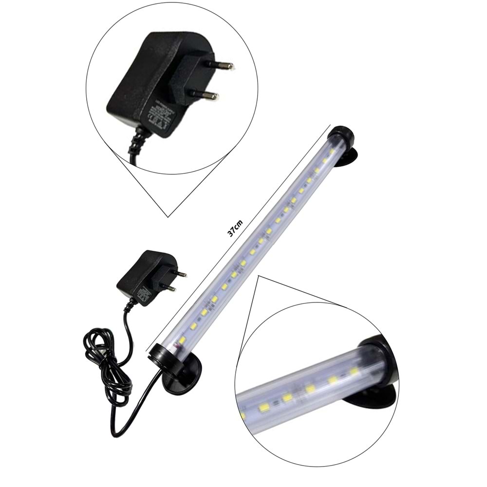 ATLANTİK LED LAMBA - 40 CM BEYAZ