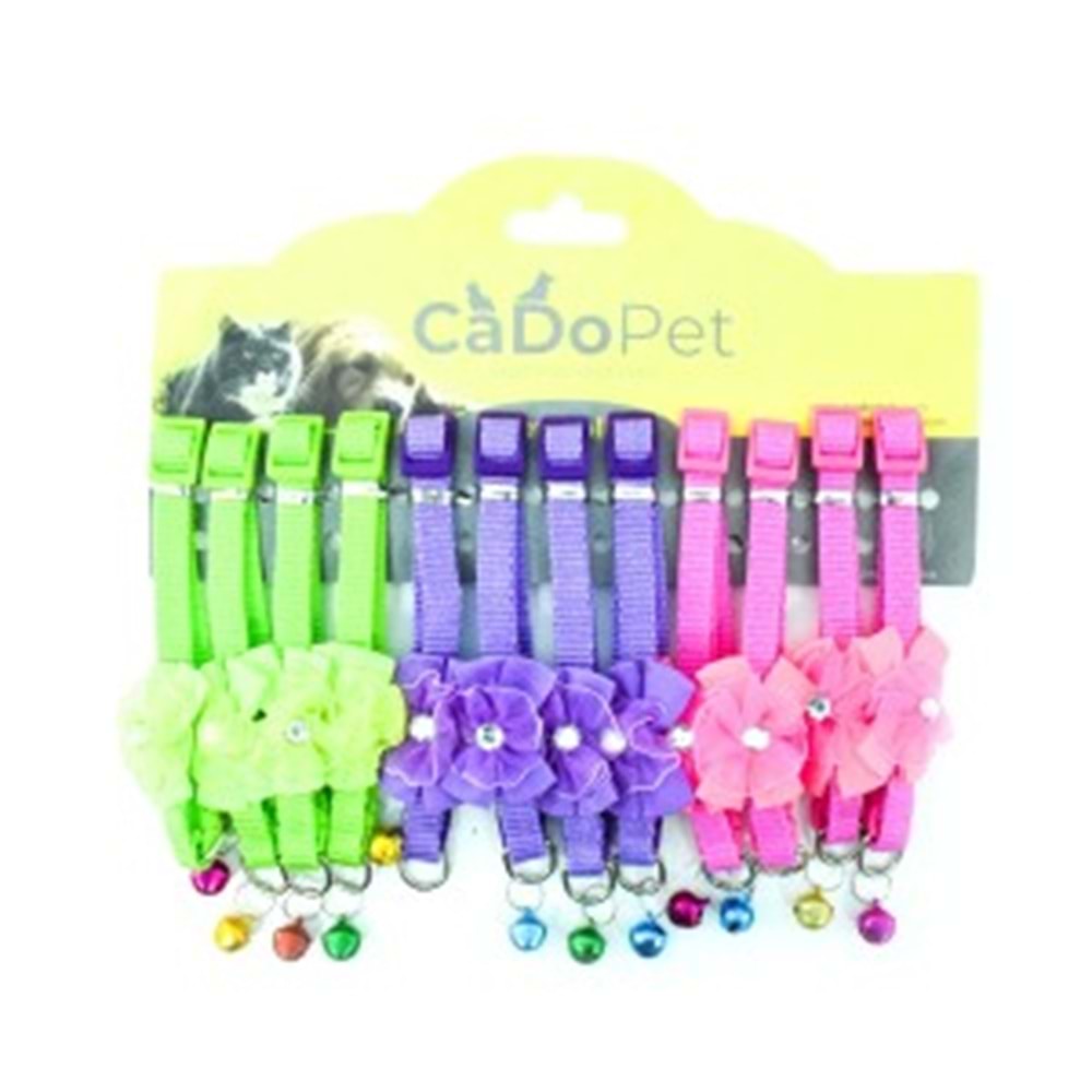20-2-30 Cadopet 12 Li Set Papyonlu Boyun Tasma
