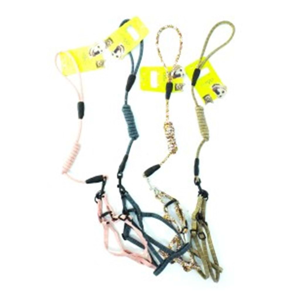 20-30-4 Cado Pet 1 Cm Kumaş Bel Tasma Takım (12)