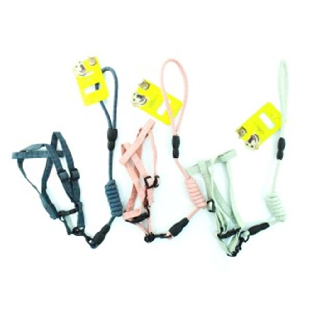 20-30-5 Cado Pet 1,5 Cm Kumaş Bel Tasma Takım (12)