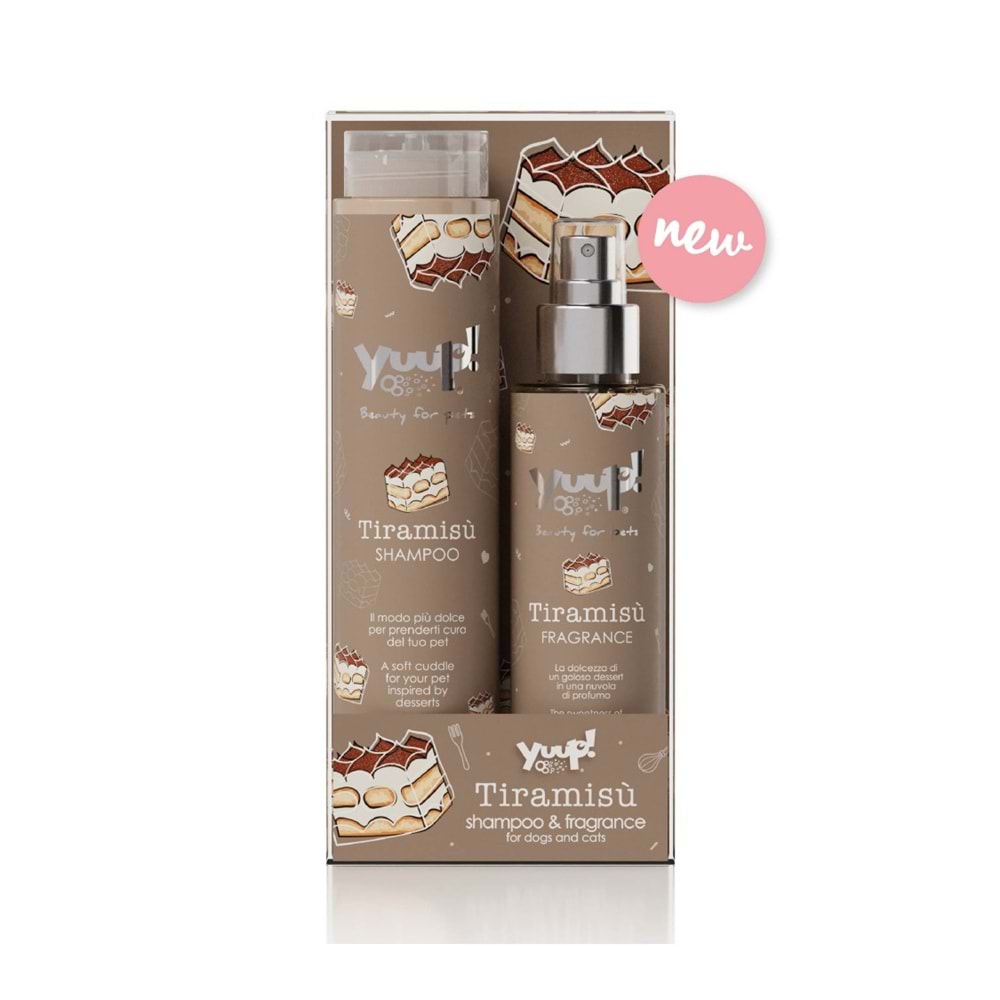 Yuup! Tiramisü Duo-Shampoo and Fragrance made in italy