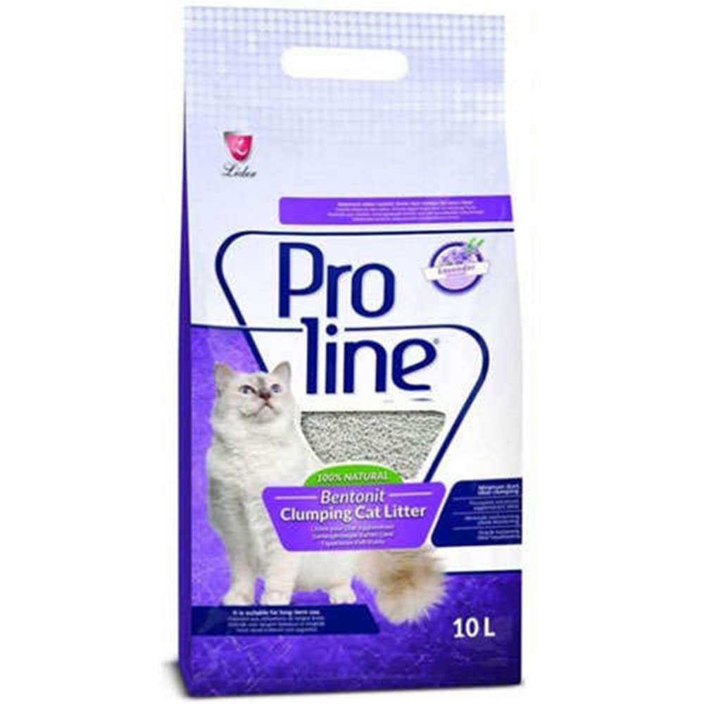 Prolıne Lavanta Kokulu Bentonit Kedi Kumu 10 L