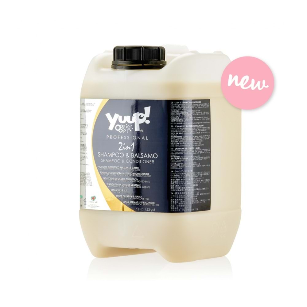 Yuup! Şampuan Ve Saç Kremi 2'Si 1 Arada 5 Litre Bidon