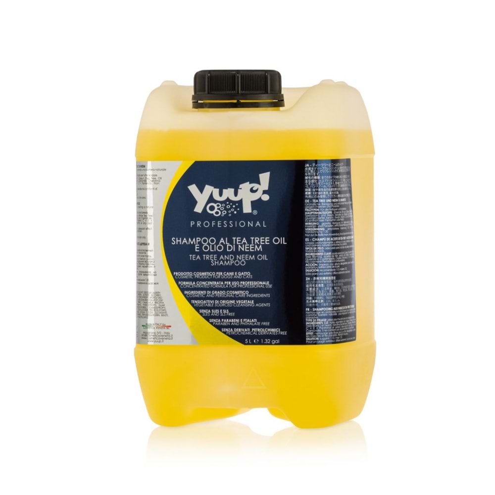 Yuup! Profesyonel Çay Ağacı Ve Neem Yağı Şampuan 5 Litre Bidon