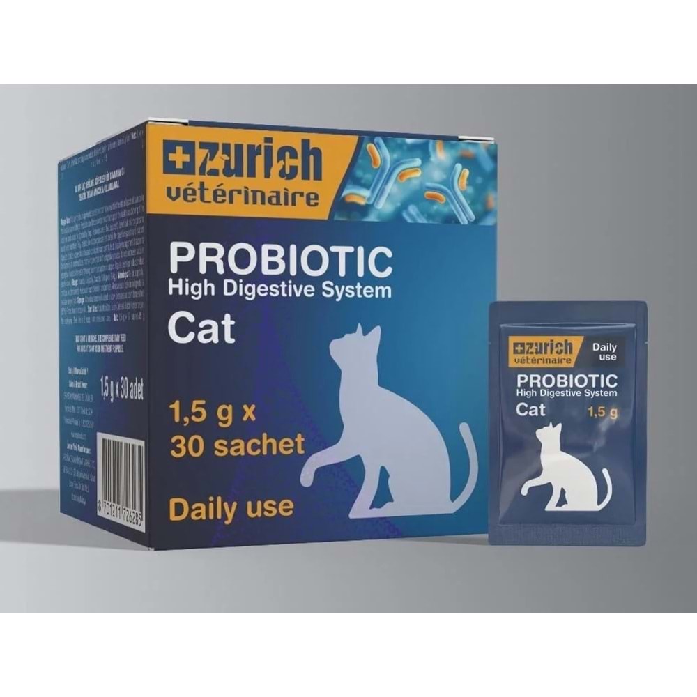 Zurich Veterinaire Cat Probıotıc Saşe 1,5 gr X 30 Adet