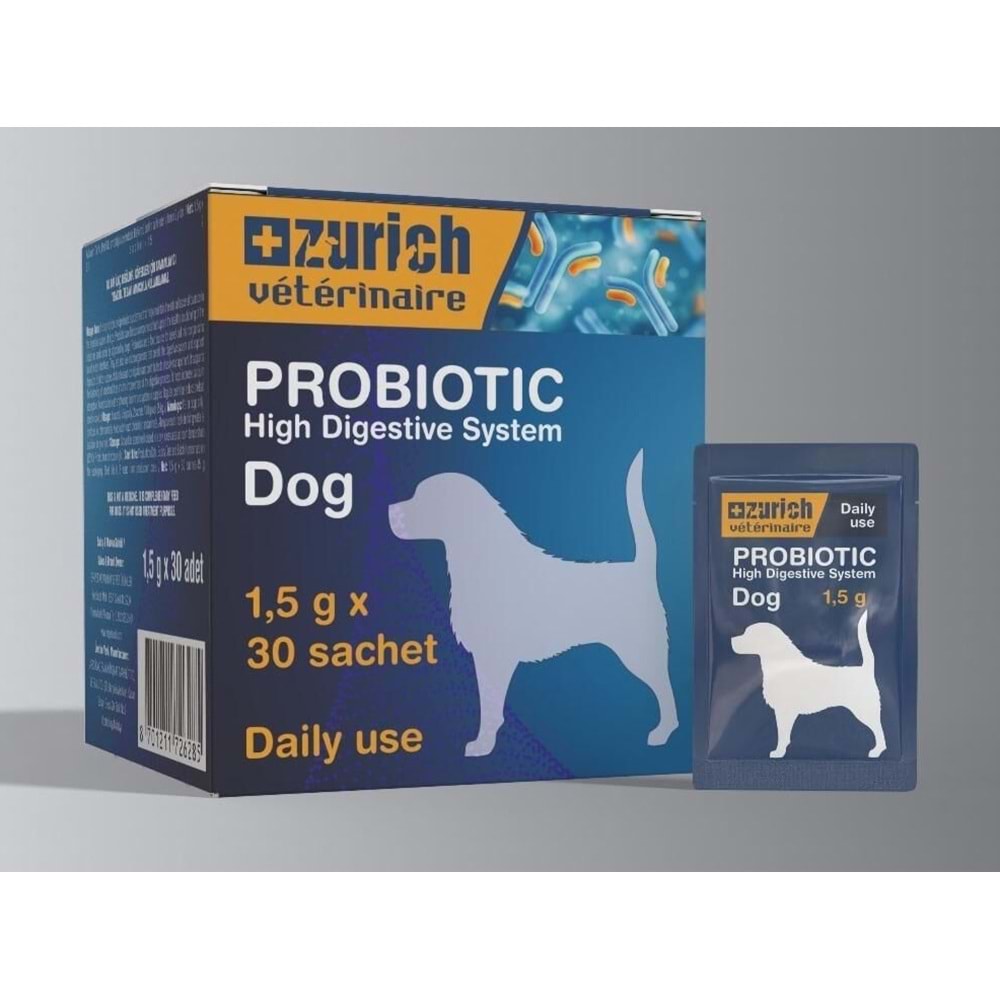 Zurich Veterinaire Dog Probıotıc Saşe 1,5 gr X 30 Adet