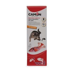 Camon Dans Eden Balık - Etkileşimli Kedi Oyuncağı Usb Şarjlı Model B