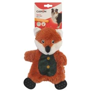 Dog Toy İn Polyester W/Plastic Paws, Raccoon W/ Squeaker And Crinkle, 26Cm