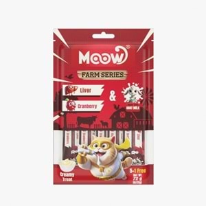 Moow Cığerlı&Kızılcıklı Keçı Sütlü 12Gr X 6 12 Lı Kedı Krema Ödülü