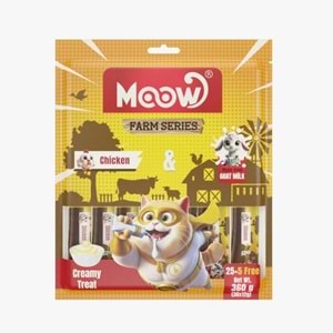 Moow Tavuklu Keçı Sütlü 12Gr X 30'Lu Kedı Krema Ödülü