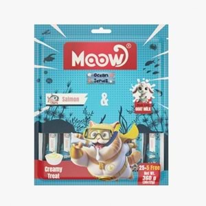 Moow Somonlu Keçı Sütlü 12Gr X 30'Lu Kedı Krema Ödülü