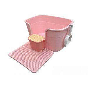 Jcs Süper Derın Kedı Tuvaletı Pedallı Saklama Fonksiyonlu Kürekli 64*44*33