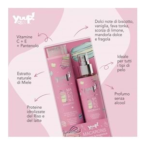Yuup! Macarons Duo-Shampoo and Fragrance made in italy