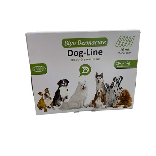 Biyo-Dermacure Dog Line Dog 2Ml*5 10-20Kg 10Ml