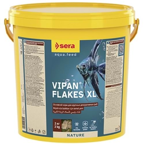 Sera Vipan Large Flakes Nature 21 Lt (4 Kg)(5386)