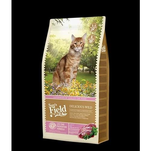Sam´s Field Cat Delicious Wild 7,5 kg