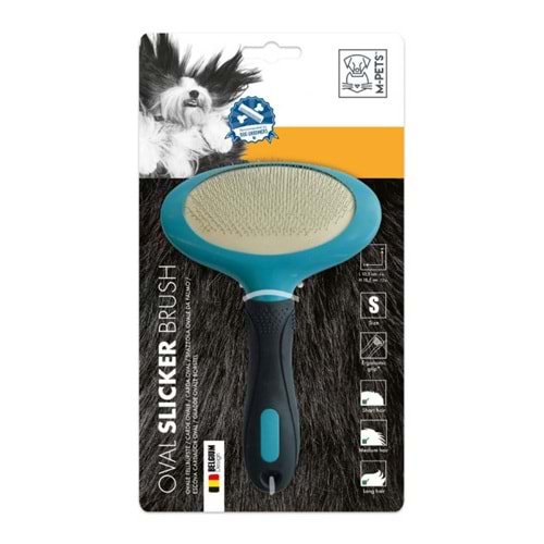 10104899 M-PETS KÖPEKLER İÇİN İNCE TELLİ OVAL FIRÇA (S)