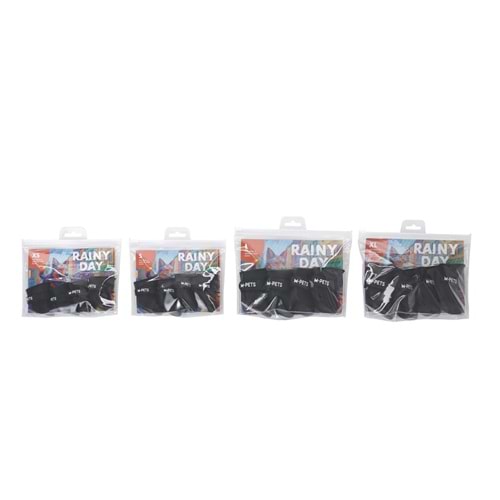 10373708 M-PETS RAINY DAY KÖPEKLER İÇİN AYAKKABI (L) BLACK