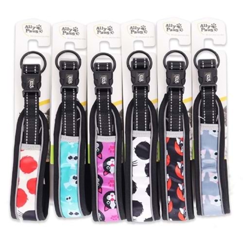 10746 ALLY PAWS DOG COLLAR MEDIUM 2CMX35-50CM