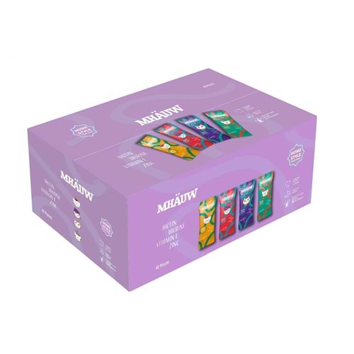 MHAUW POUCH PATE MİX 80 G X 40