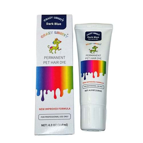 Crazy Lıberty Pet Boyası (Koyu Mavi) Dark Blue 118 Ml