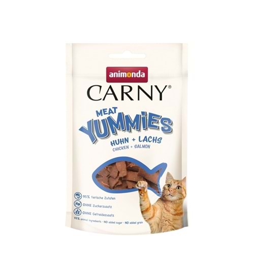 Animonda Carny Meat Tavuk Etli Ve Somonlu Etli Kedi Ödül Maması 50G