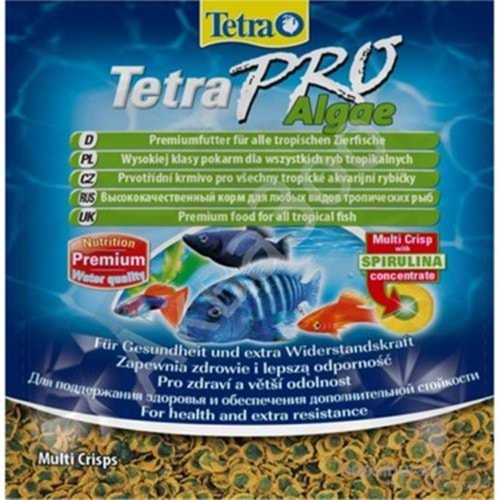 Tetra Pro Algae Crisps Otçul Balık Yemi - 12Gr