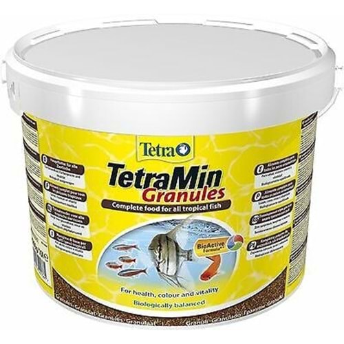 Tetra Tetramin Granules Granül Tropikal Balık Yemi - 10LT