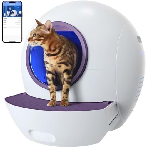 Elspet Otamatik Akıllı Kedi Tuvaleti 411-Els407