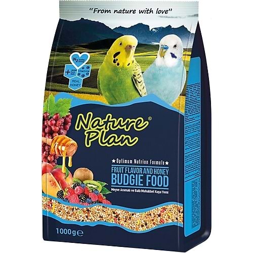 Nature Plan 1000Gr Meyve Aromalı+ Ballı Muhabbet Yemi (12)