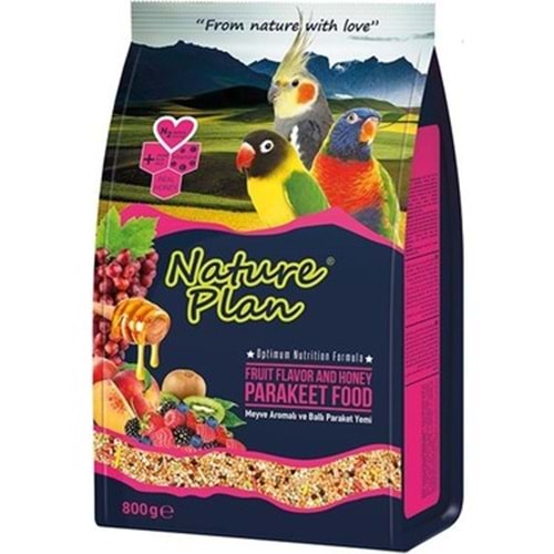 Nature Plan Paraket Yemi 800 Gr[12 Li]