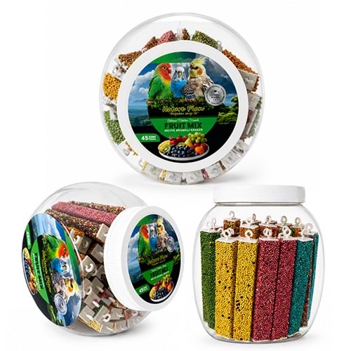 Nature Plan Fruit Mix Kuş Krakeri 45 li (4)