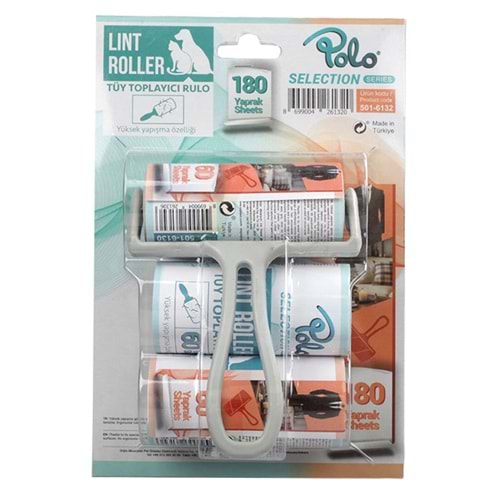 Tüy Toplama Rulosu 60 Yaprak 10Cm + 2 Yedek Blstr