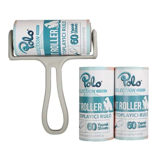 Tüy Toplama Rulosu 60 Yaprak 10Cm + 2 Yedek