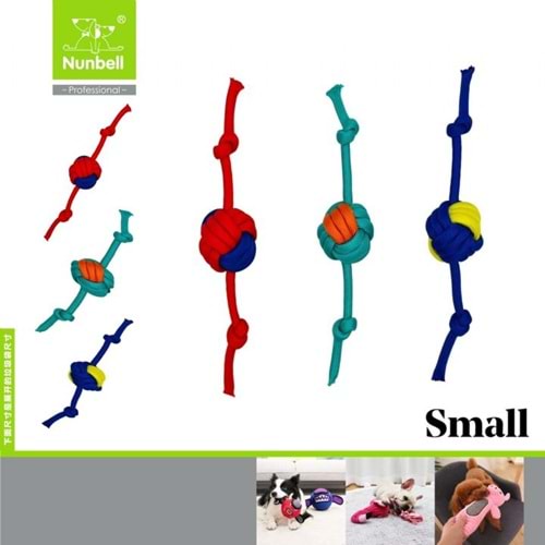 Nunbell Köpek Oyun.Çift Dügümlü Top Small
